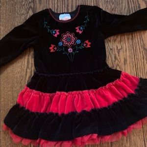 Hanna Andersson velvet stretchy dress